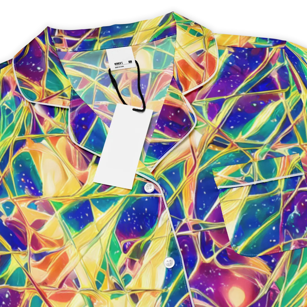 Solar Prism on Women's Short Sleeve Pajama Top — Product details
