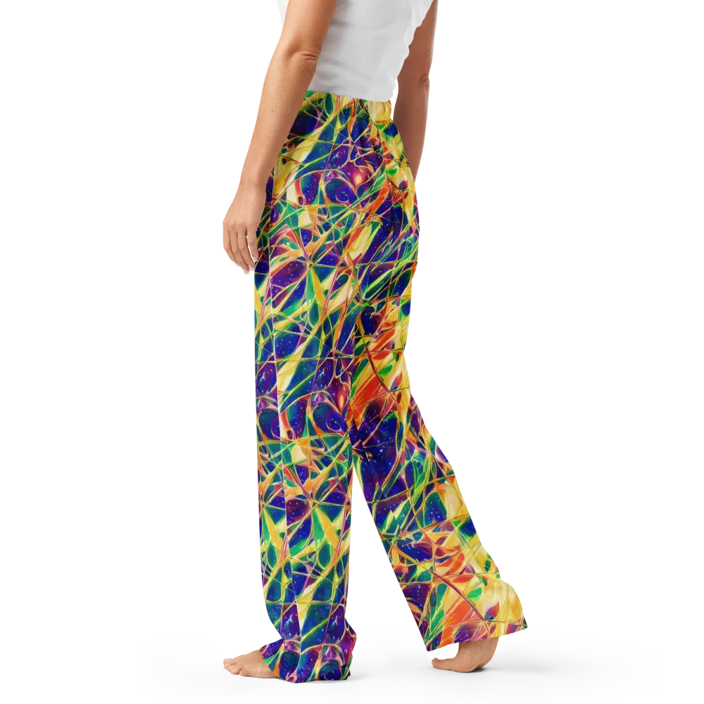 Solar Prism on Women's Pajama Pants — Left
