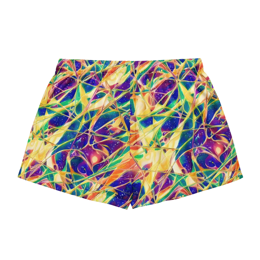 Solar Prism on Women's Pajama Shorts — Back
