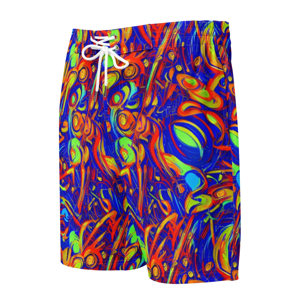 Ultramarine Rapture on Men's Board Shorts — Front