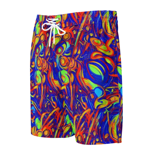 Ultramarine Rapture on a Men's Board Shorts