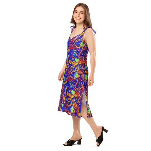 Ultramarine Rapture on a Slip Dress