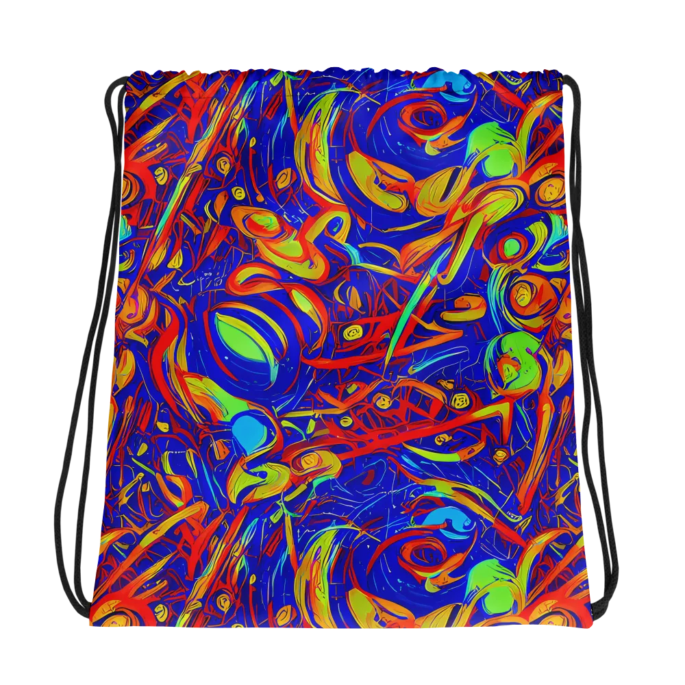 Ultramarine Rapture on Drawstring Bag — Photo