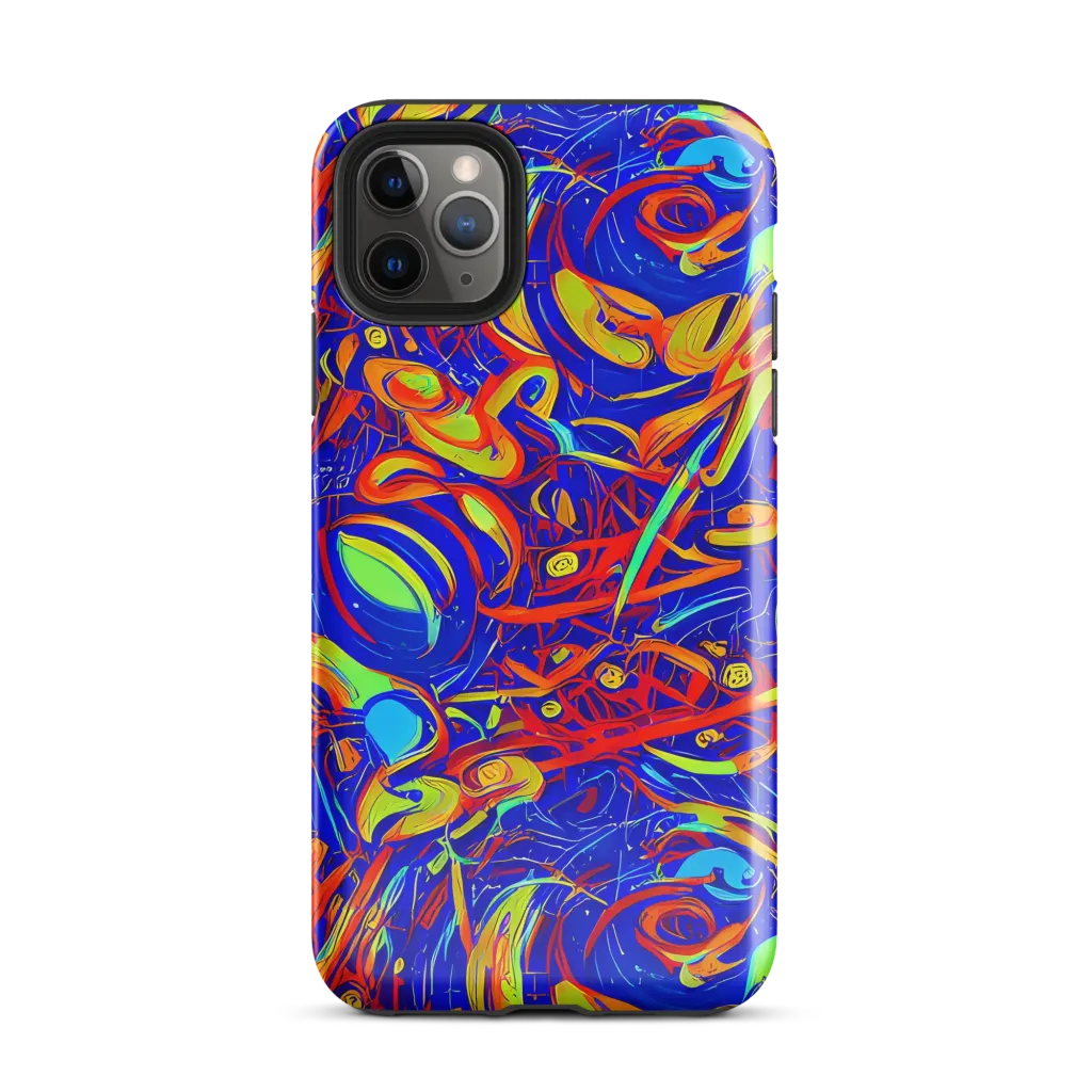 Ultramarine Rapture on Tough Case for iPhone® — Front