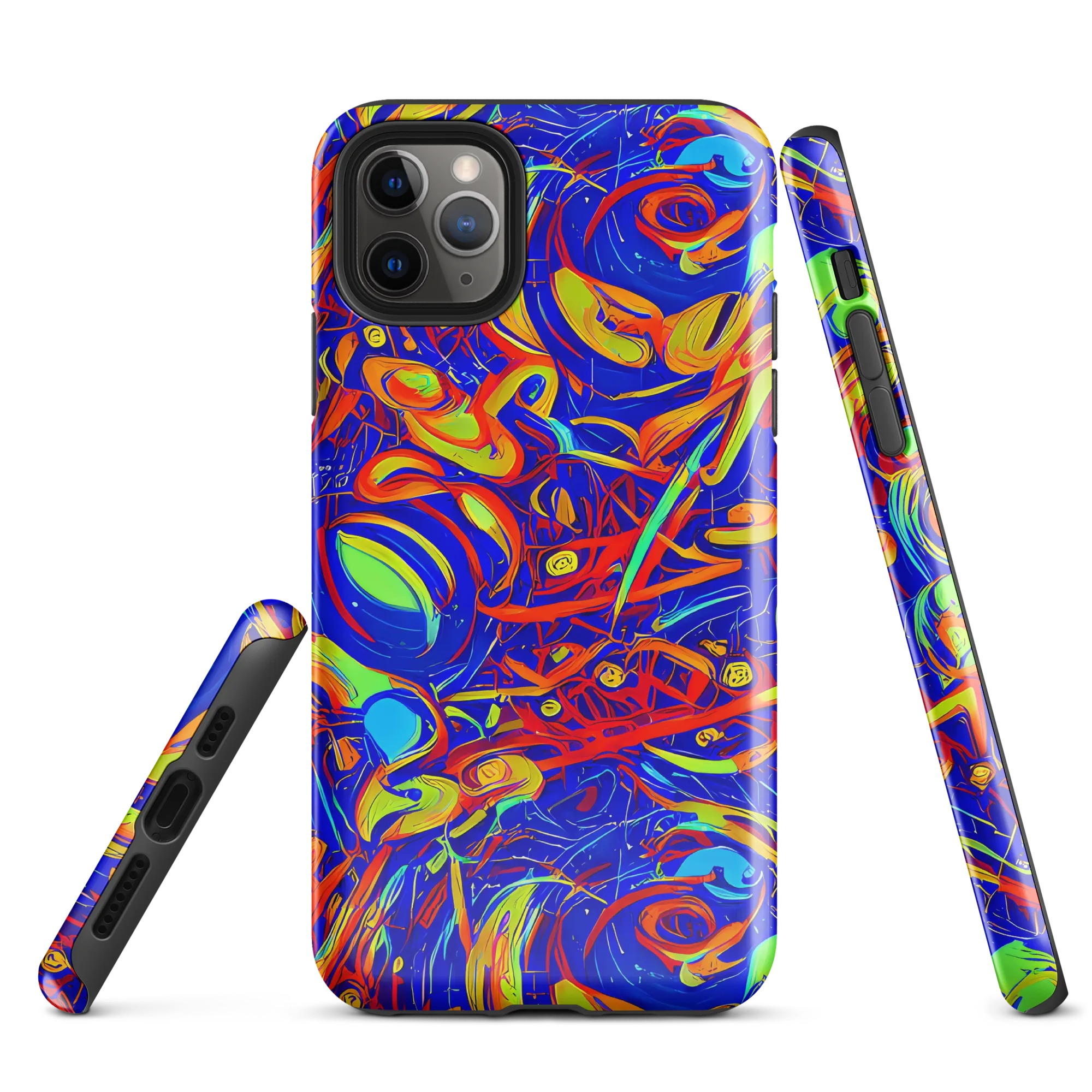 Ultramarine Rapture on Tough Case for iPhone® — Front
