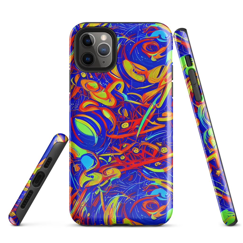 Ultramarine Rapture on Tough Case for iPhone® — Front