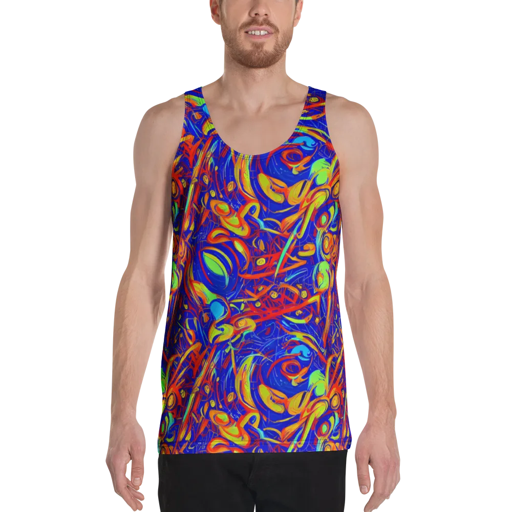 Ultramarine Rapture on Men's Tank Top — Front