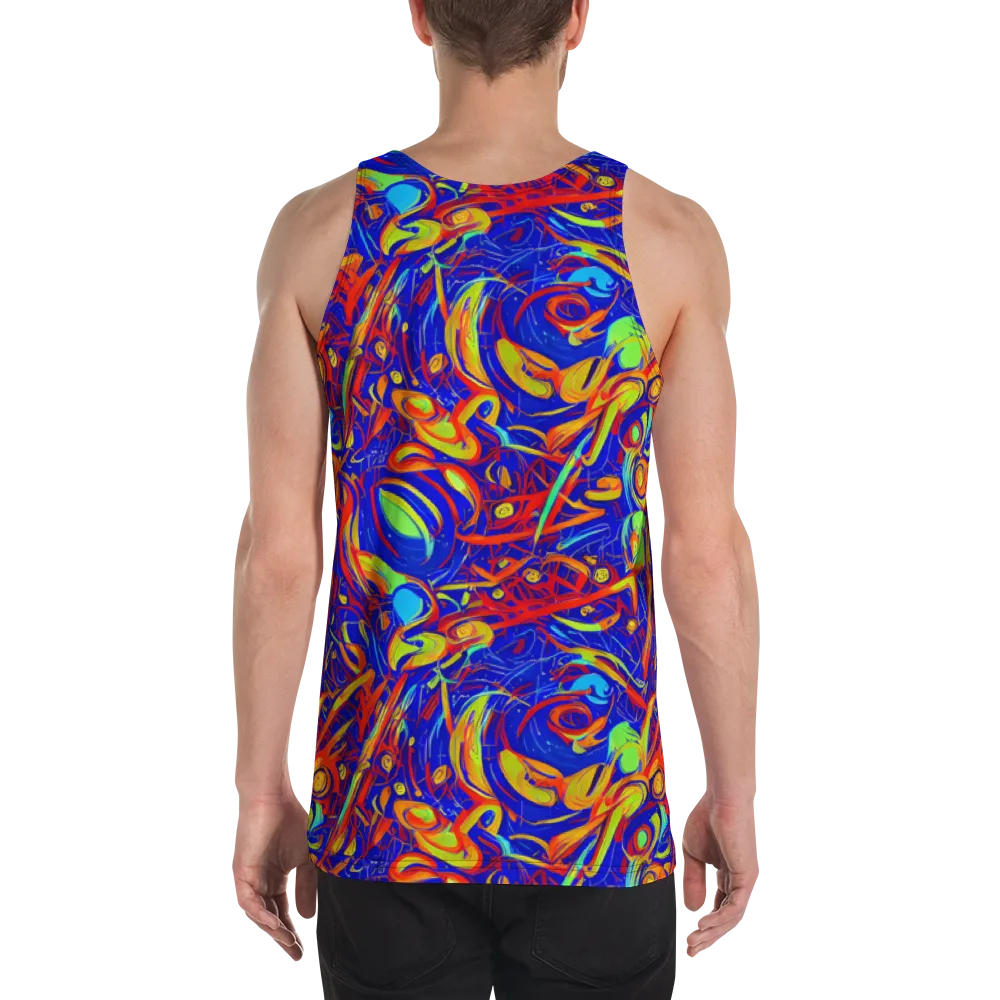Ultramarine Rapture on Men's Tank Top — Back