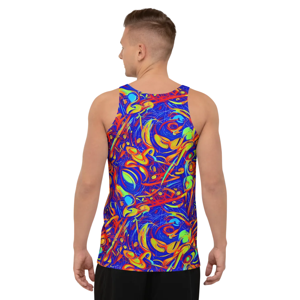 Ultramarine Rapture on Men's Tank Top — Back