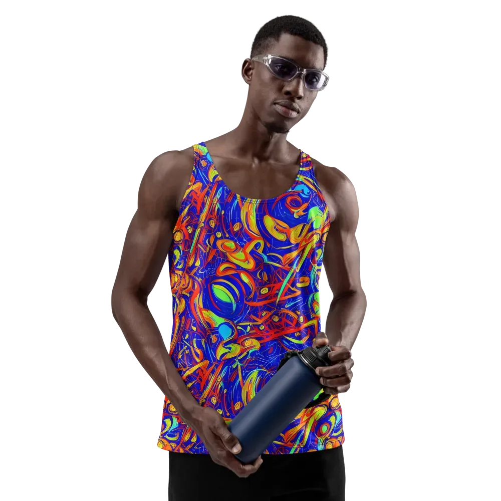 Ultramarine Rapture on Men's Tank Top — Front