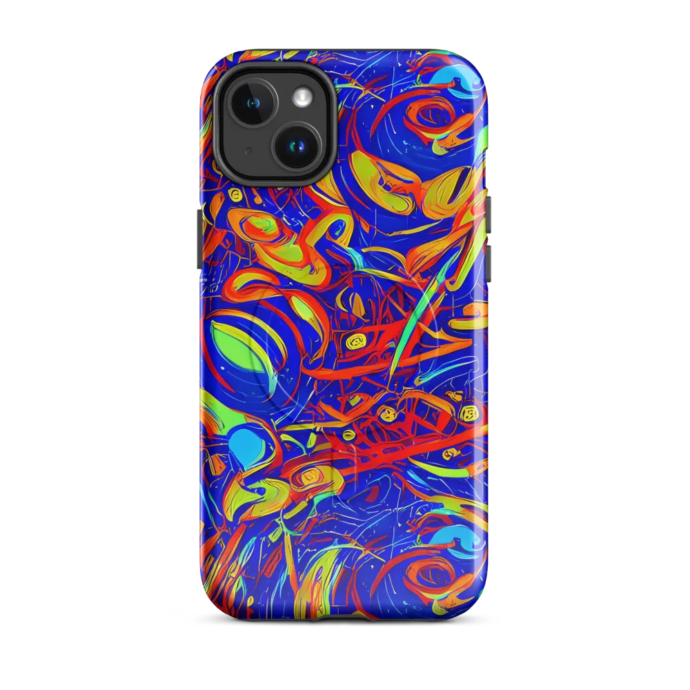 Ultramarine Rapture on MagSafe Tough Case for iPhone® — Front