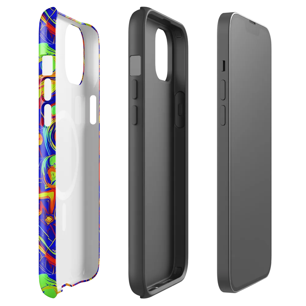 Ultramarine Rapture on MagSafe Tough Case for iPhone® — Front