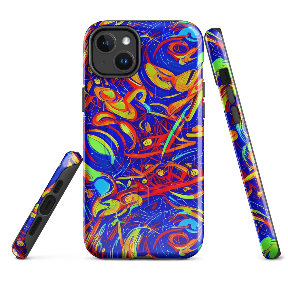 Ultramarine Rapture on MagSafe Tough Case for iPhone® — Front