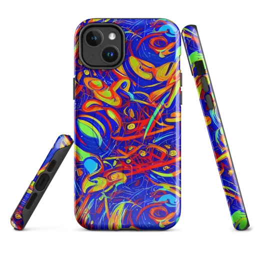 Ultramarine Rapture on a MagSafe Tough Case for iPhone®