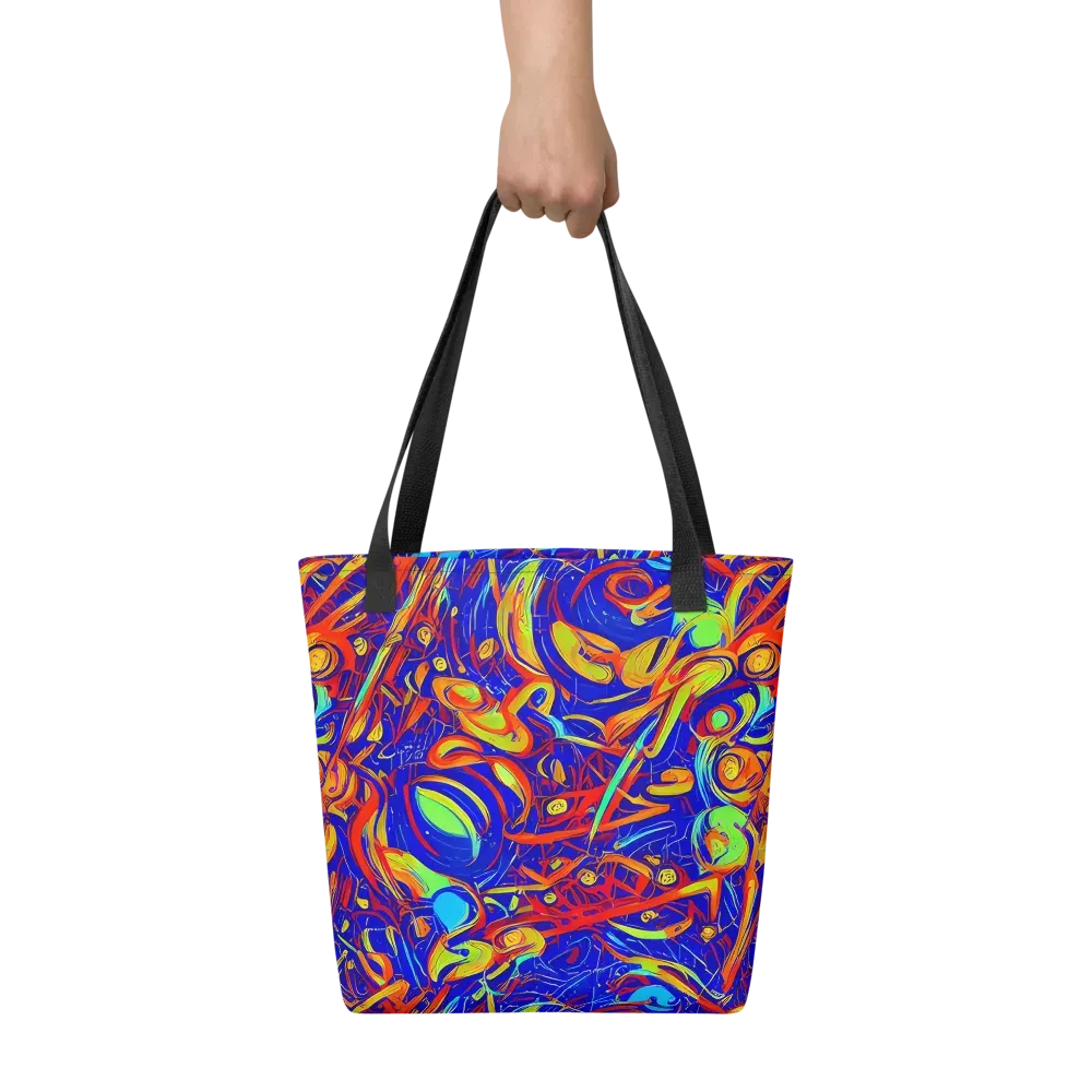 Ultramarine Rapture on Tote Bag — Front
