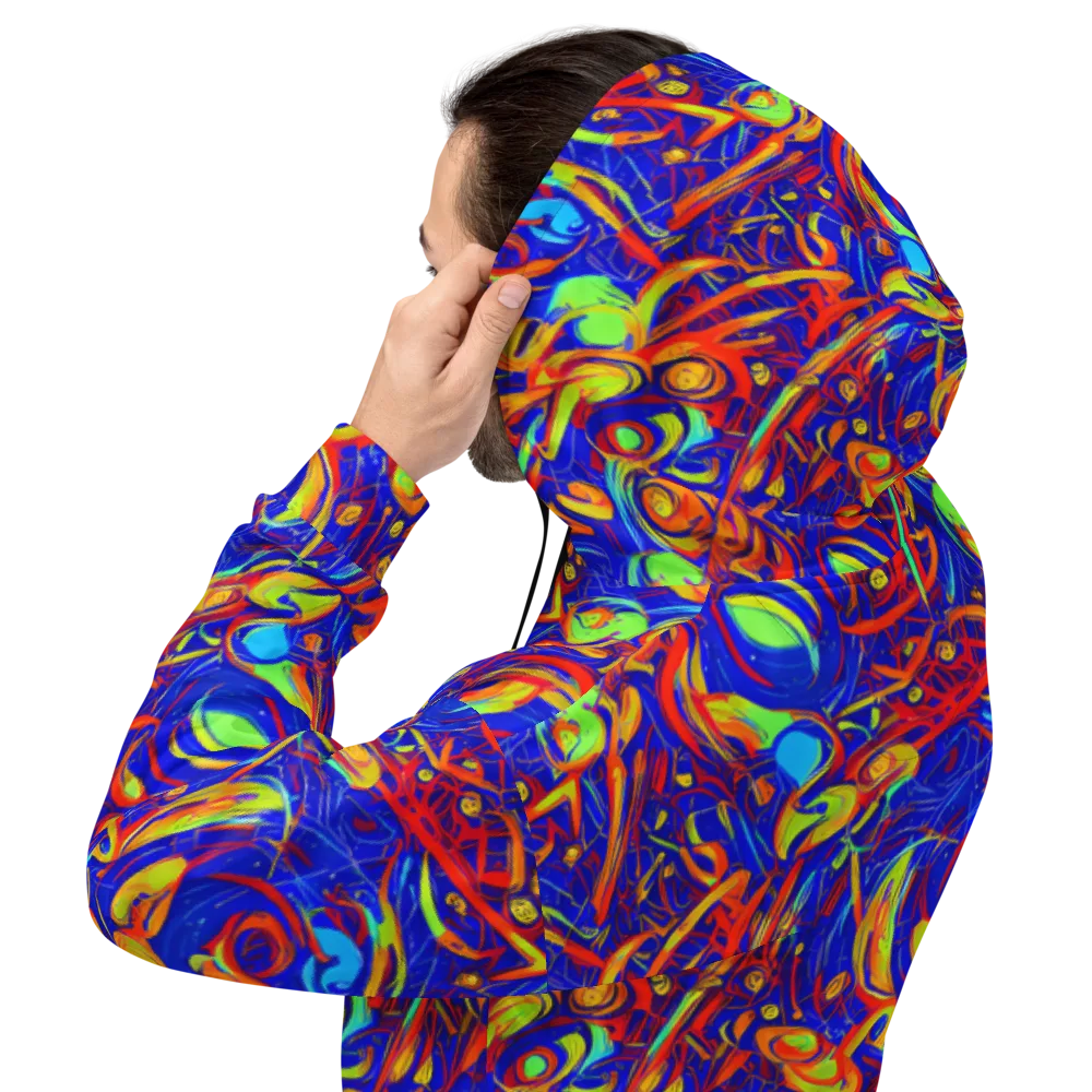 Ultramarine Rapture on Hoodie — Back
