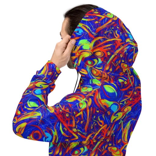 Ultramarine Rapture on a Hoodie