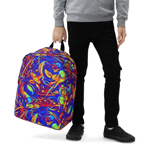 Ultramarine Rapture on a Minimalist Backpack