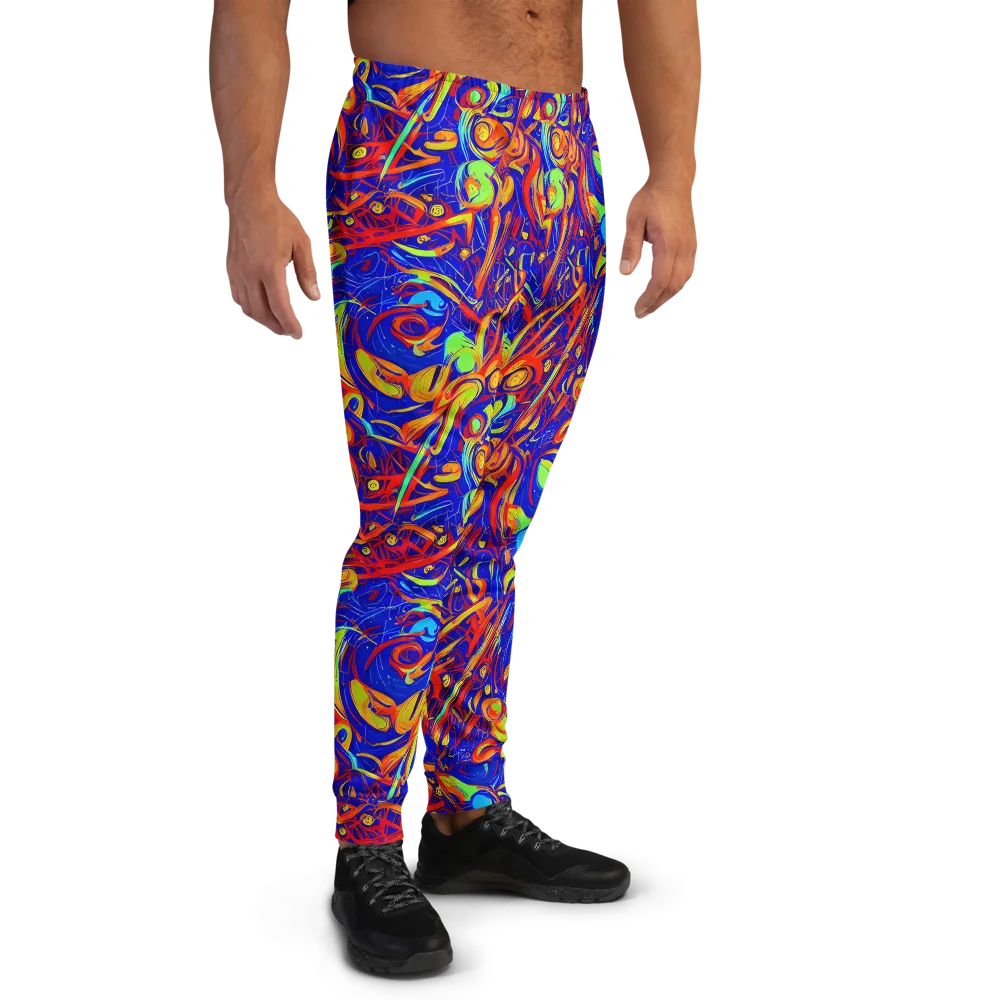 Ultramarine Rapture on Men's Joggers — Right