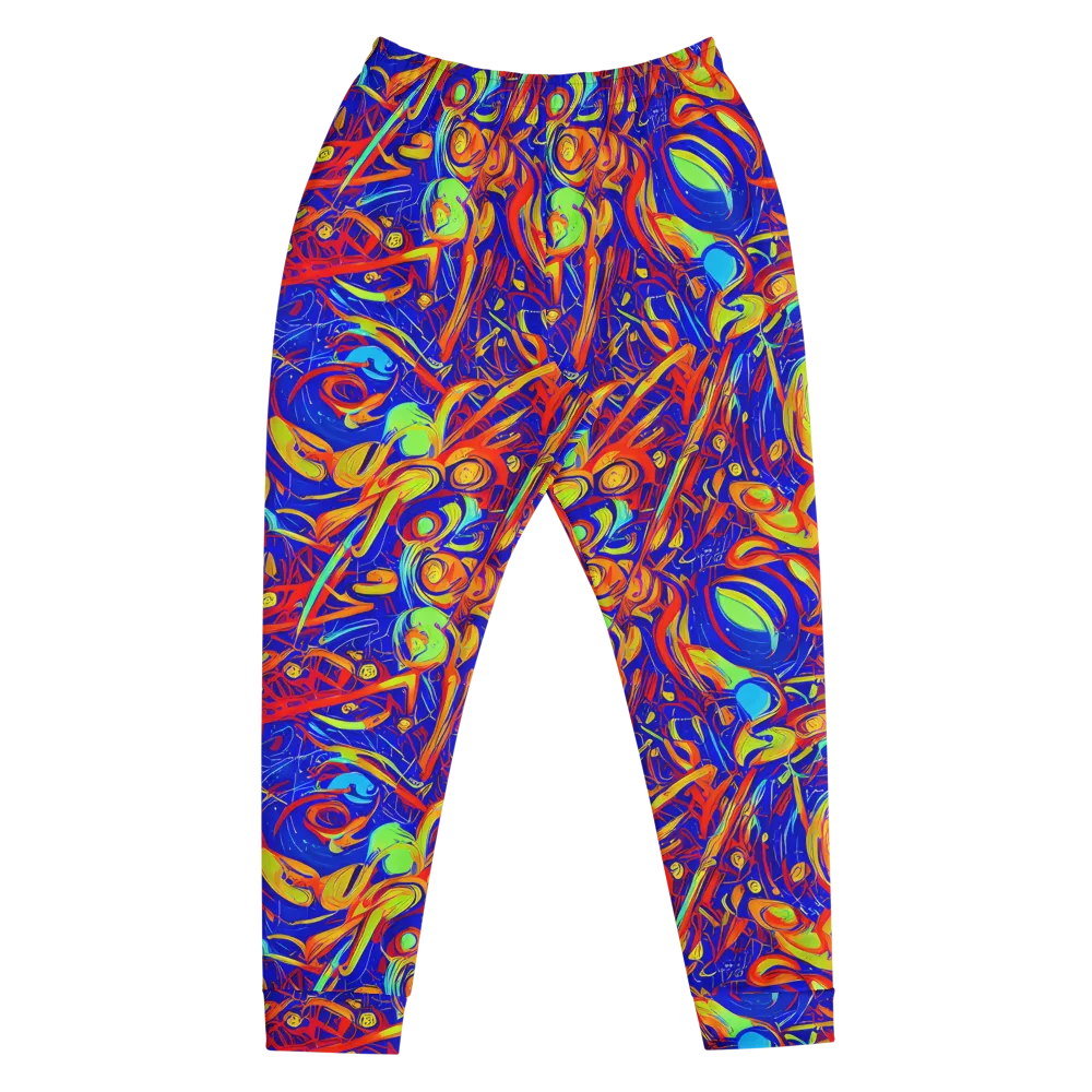 Ultramarine Rapture on Men's Joggers — Front