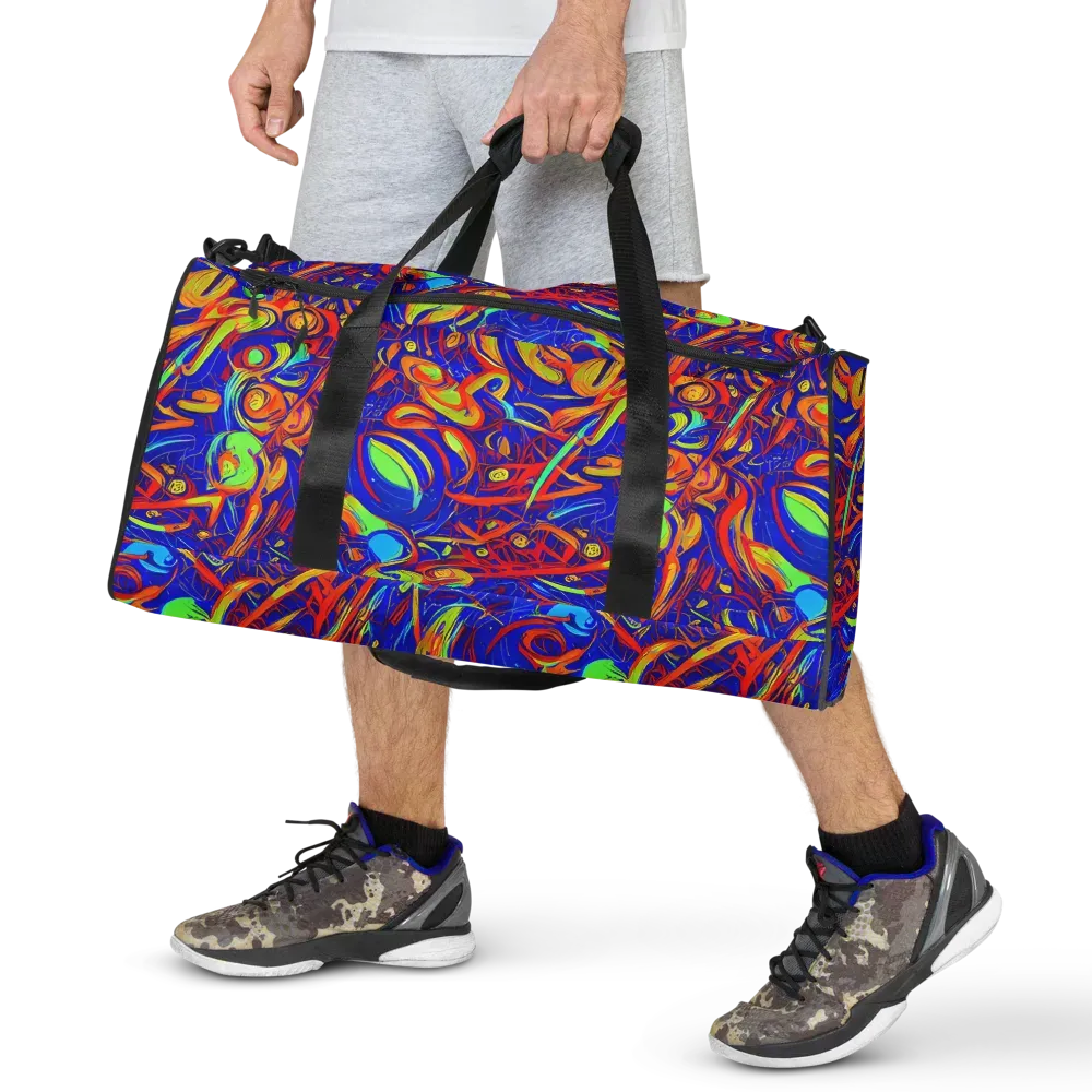 Ultramarine Rapture on Duffle Bag — Front