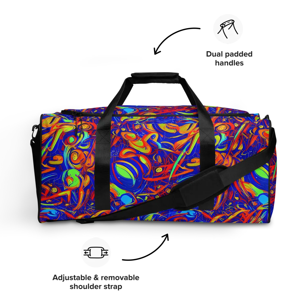 Ultramarine Rapture on Duffle Bag — Front