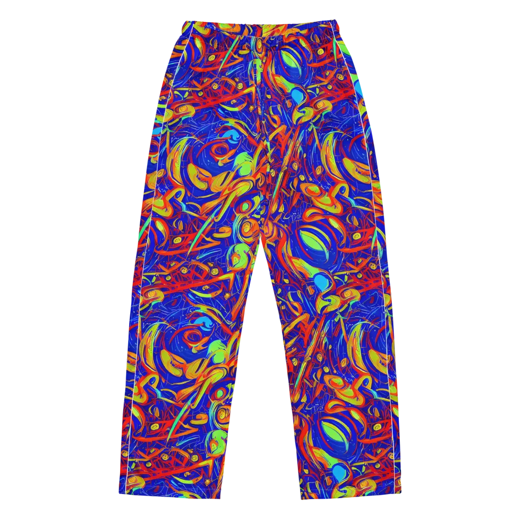 Ultramarine Rapture on Women's Pajama Pants — Front