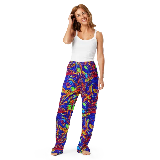 Ultramarine Rapture on a Women's Pajama Pants