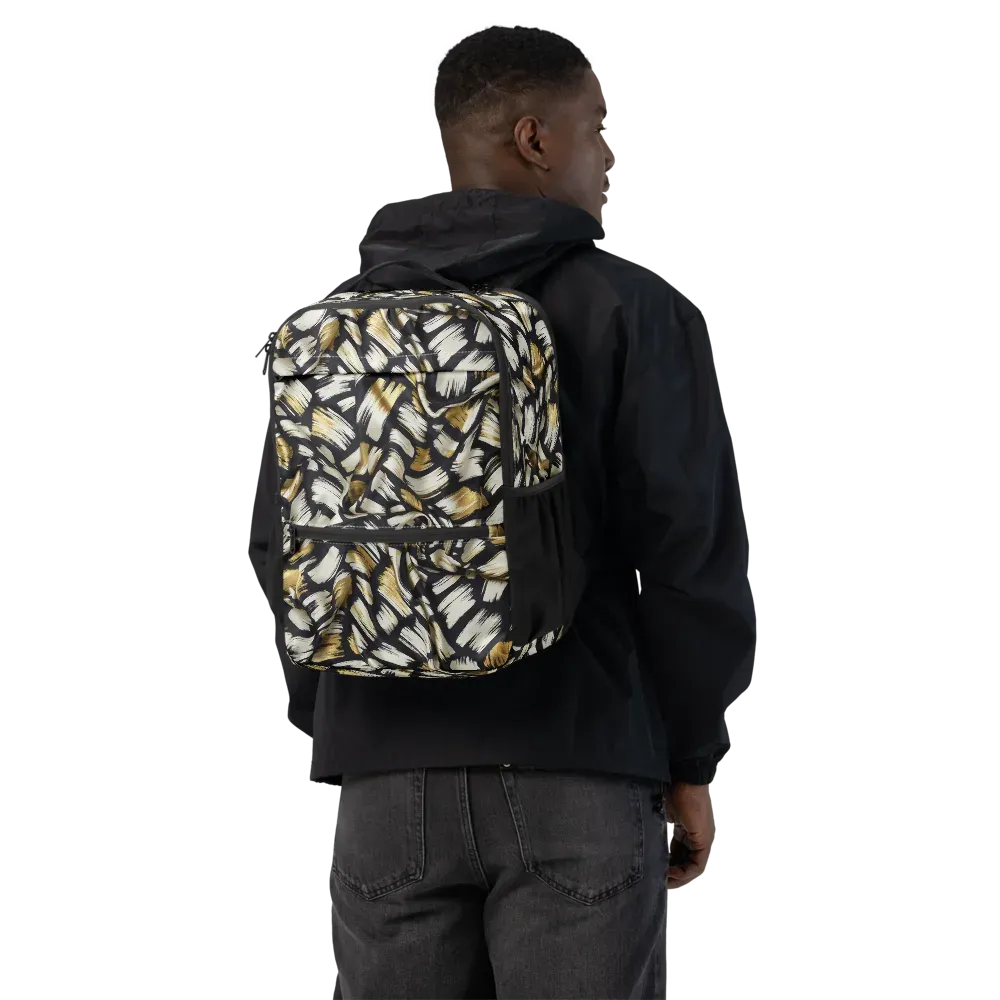 Gilded Gesture on Utility Backpack — Back