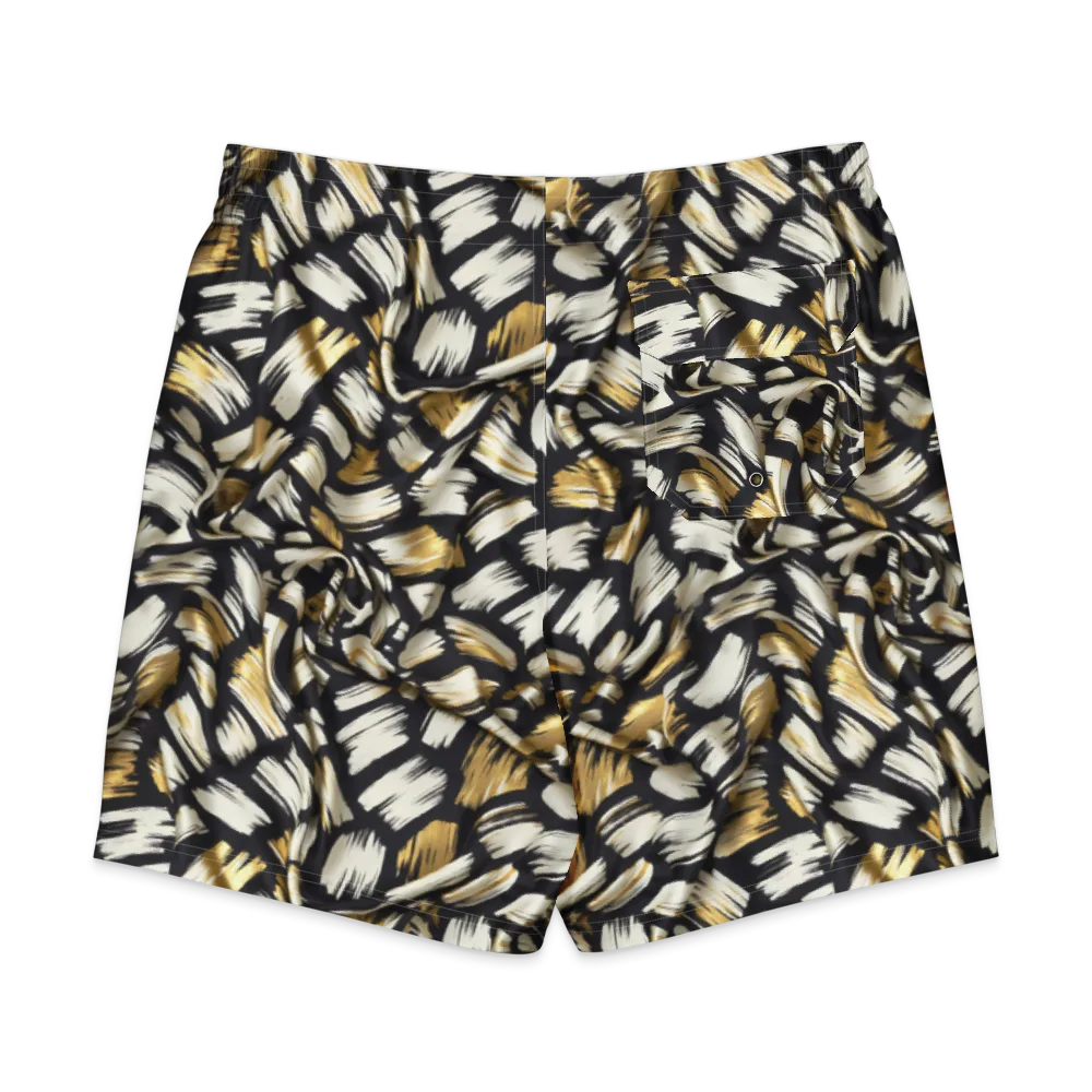 Gilded Gesture on Men's Board Shorts — Back