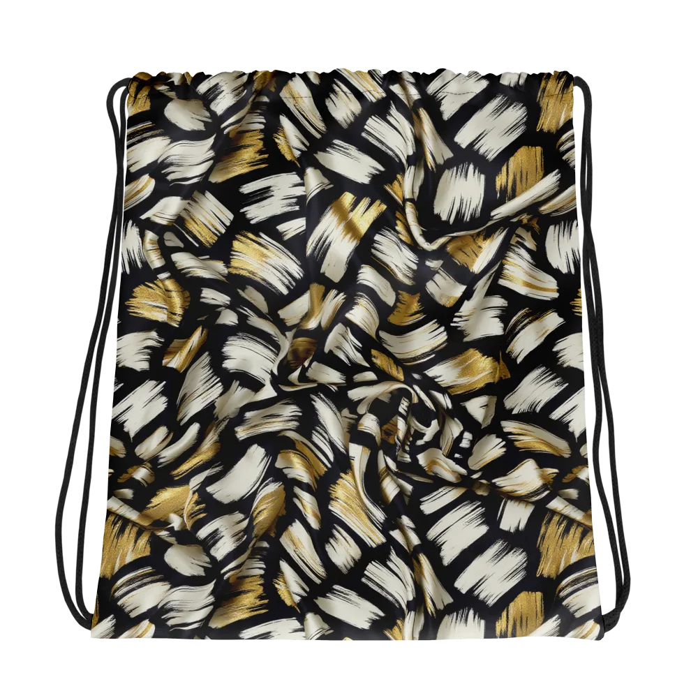Gilded Gesture on Drawstring Bag — Photo