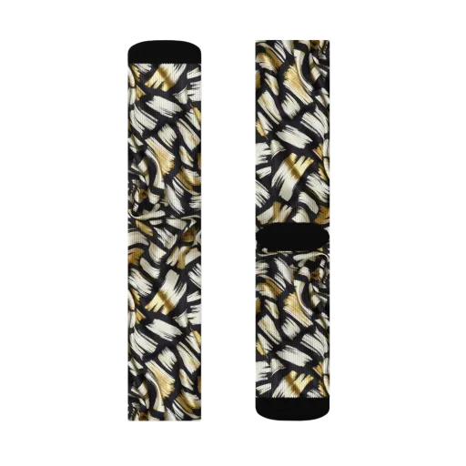Gilded Gesture on a Socks