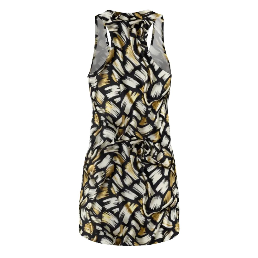 Gilded Gesture on Racerback Dress — Back
