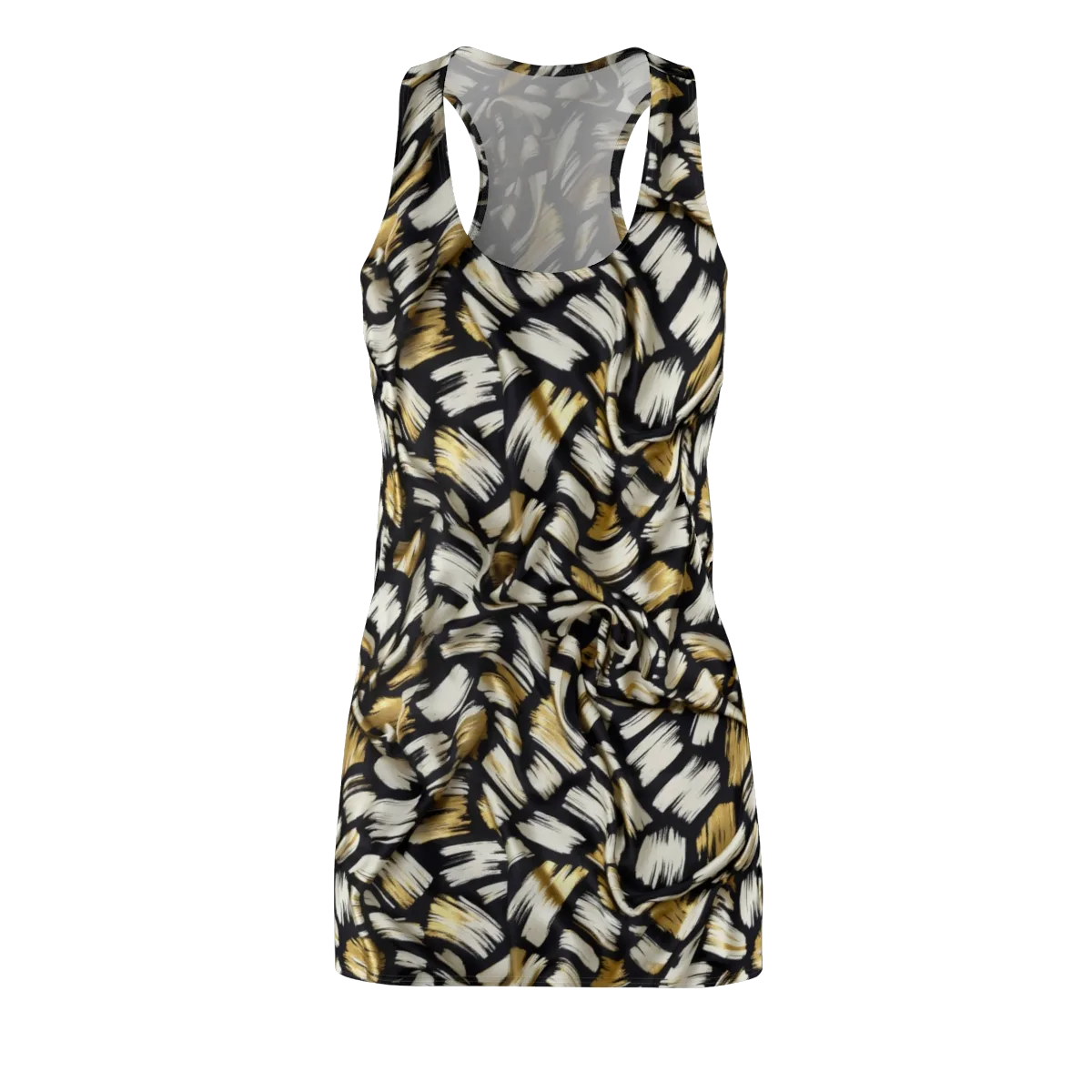 Gilded Gesture on Racerback Dress — Front