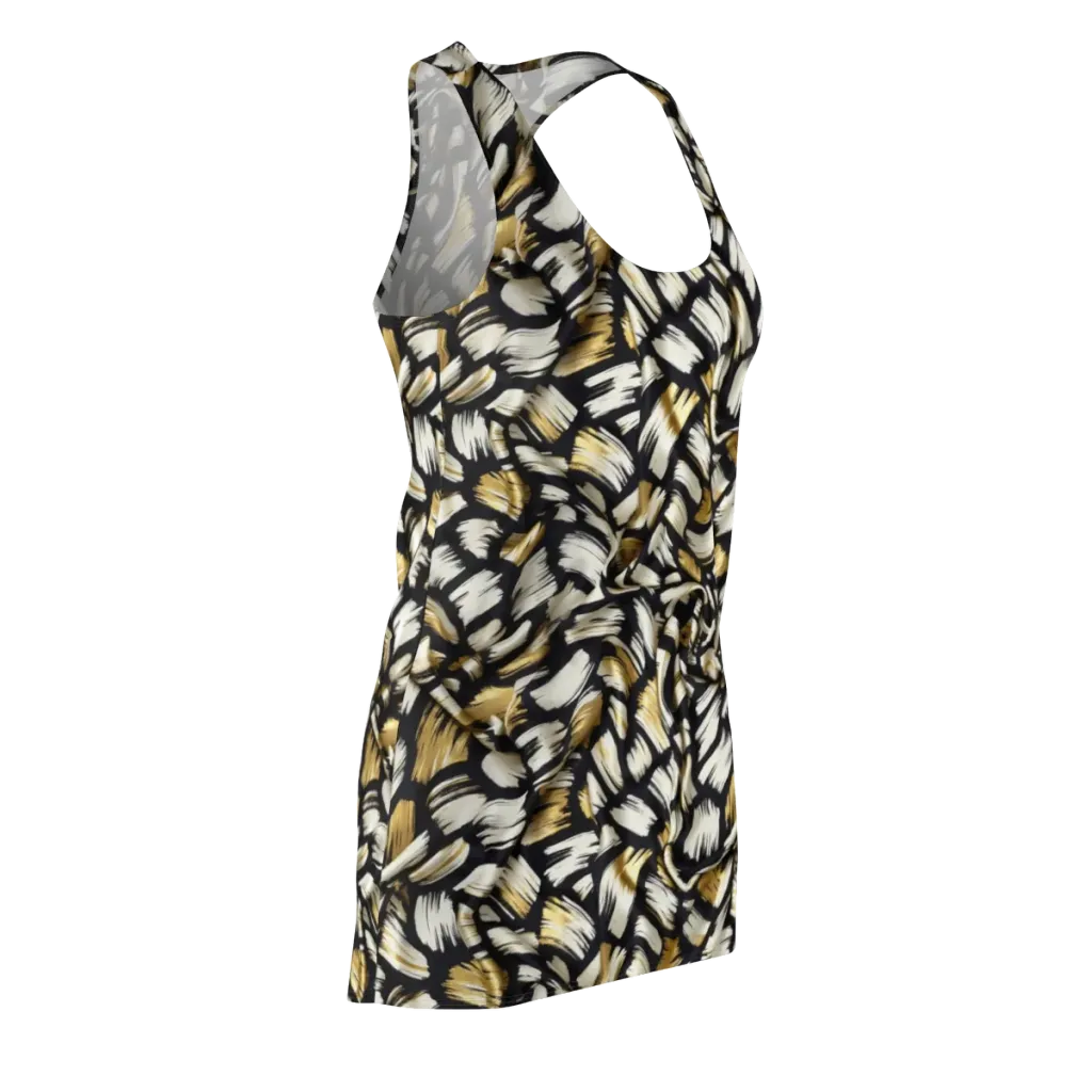 Gilded Gesture on Racerback Dress — Front Side
