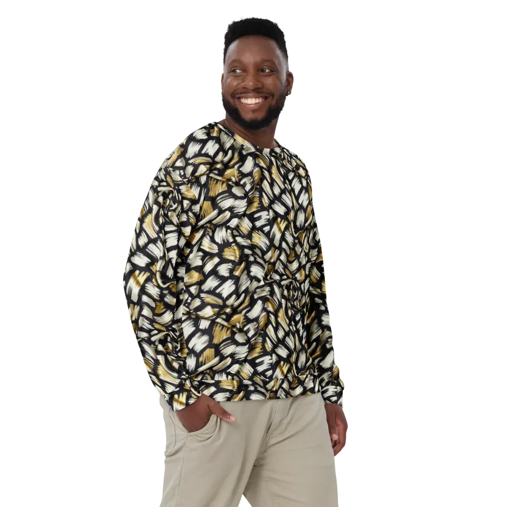 Gilded Gesture on Sweatshirt — Front