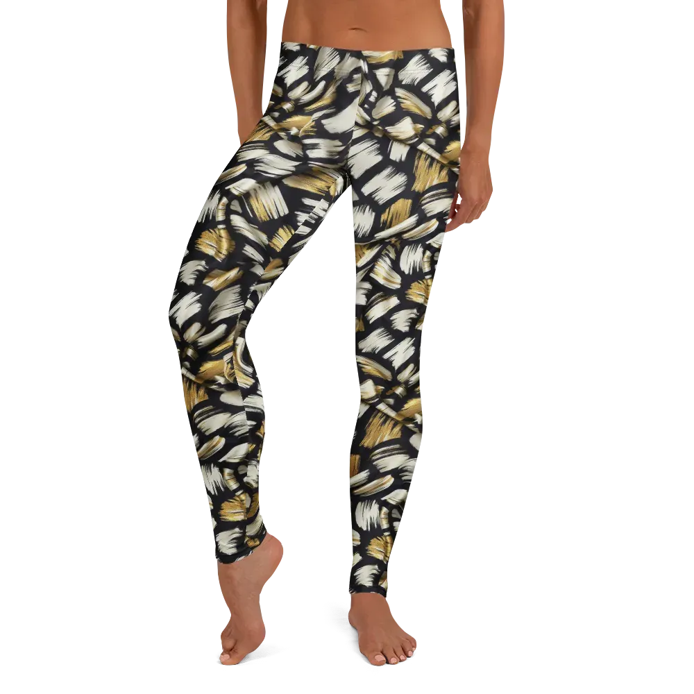 Gilded Gesture on Leggings — Front