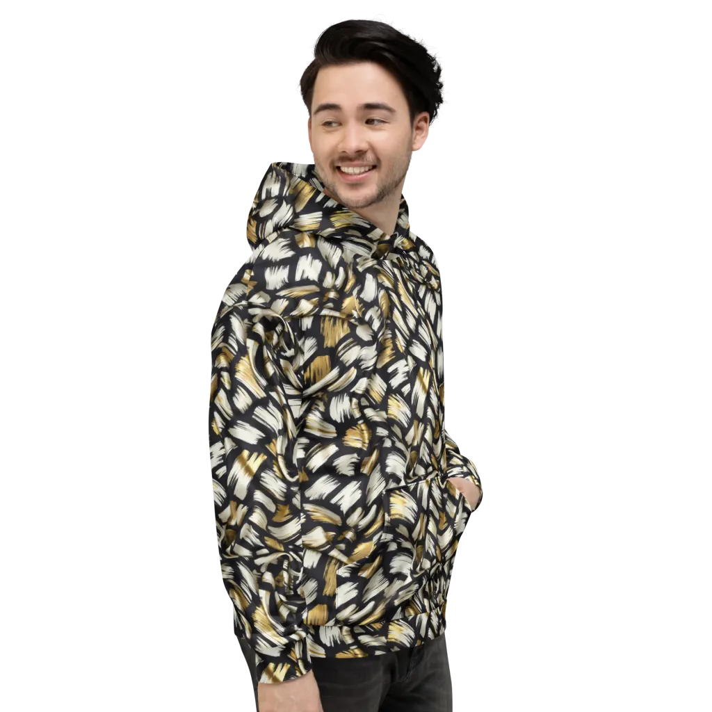 Gilded Gesture on Hoodie — Right