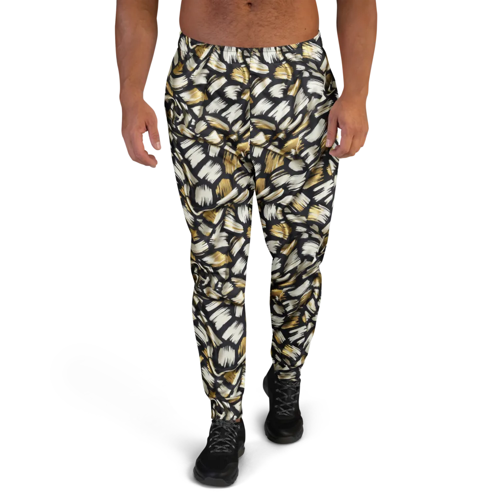 Gilded Gesture on Men's Joggers — Front