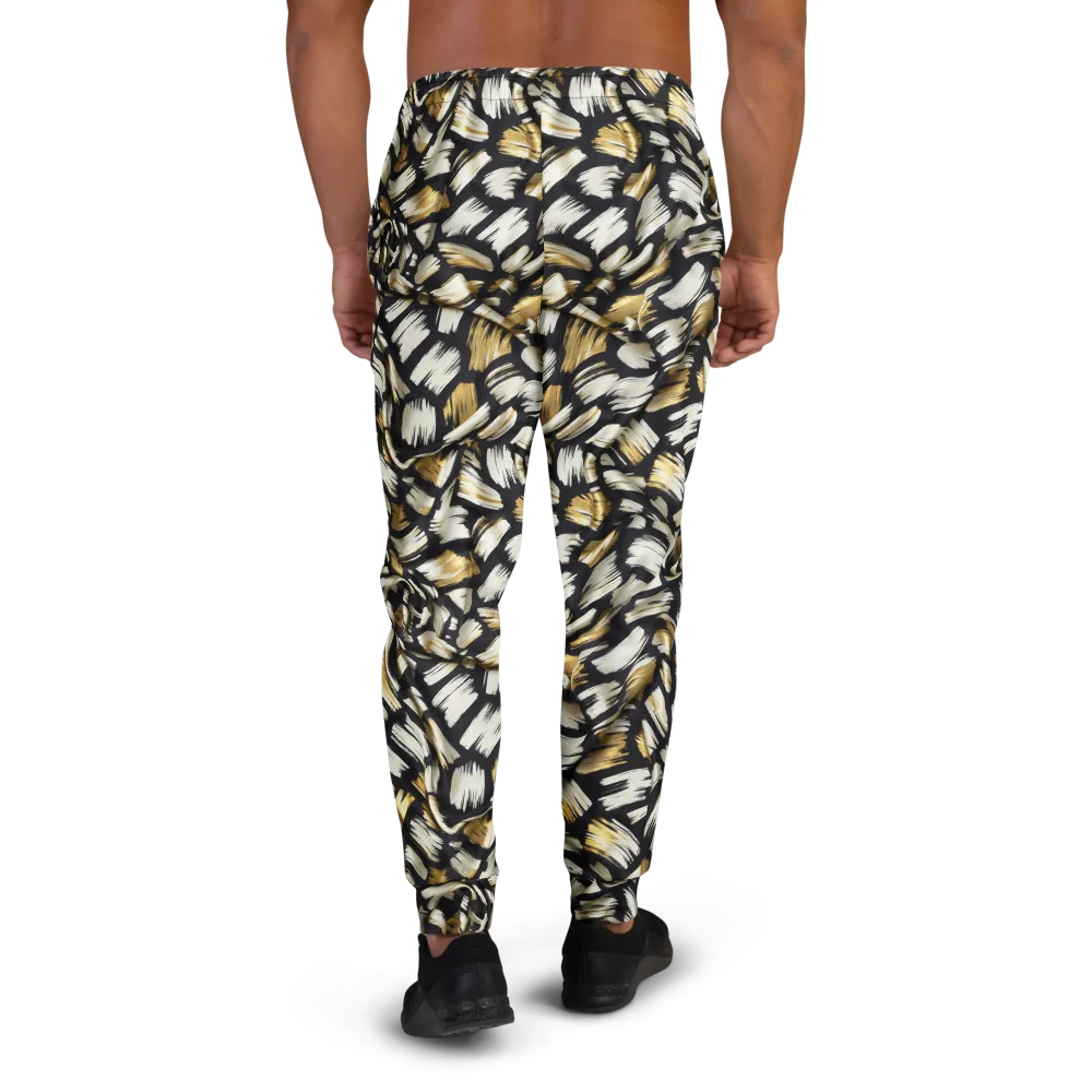 Gilded Gesture on Men's Joggers — Back