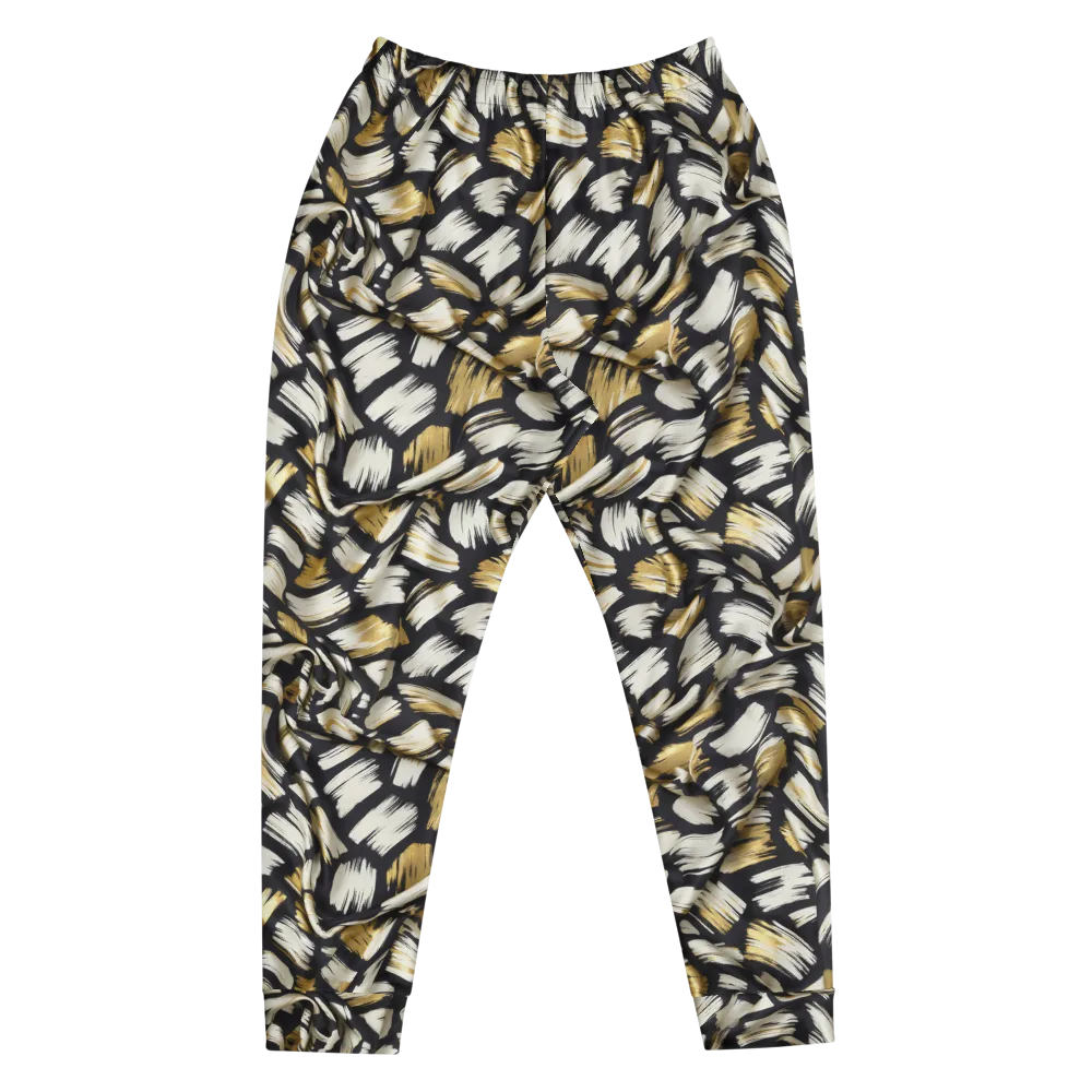 Gilded Gesture on Men's Joggers — Front