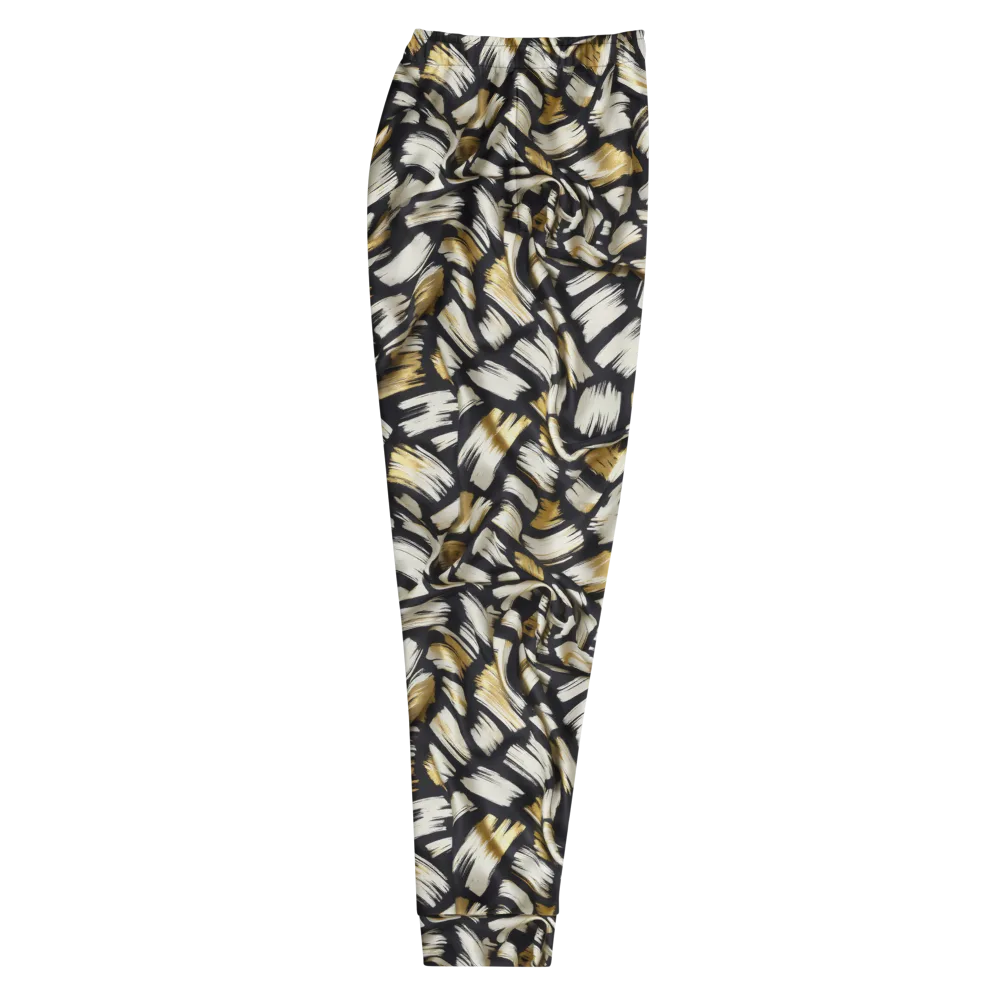 Gilded Gesture on Men's Joggers — Right