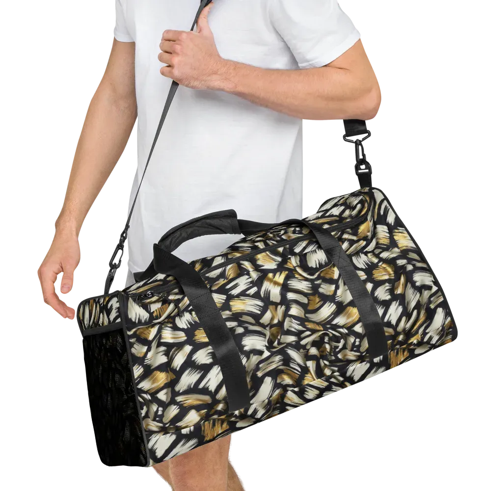 Gilded Gesture on Duffle Bag — Right Front