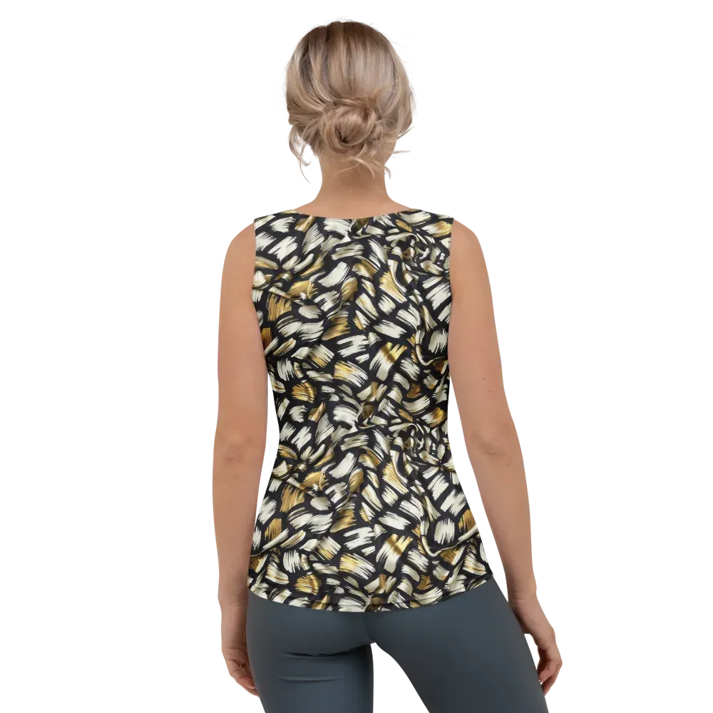 Gilded Gesture on Women's Tank Top — Back