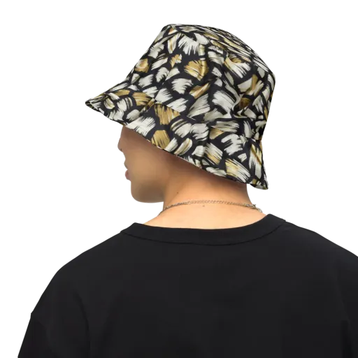 Gilded Gesture on a Reversible Bucket Hat