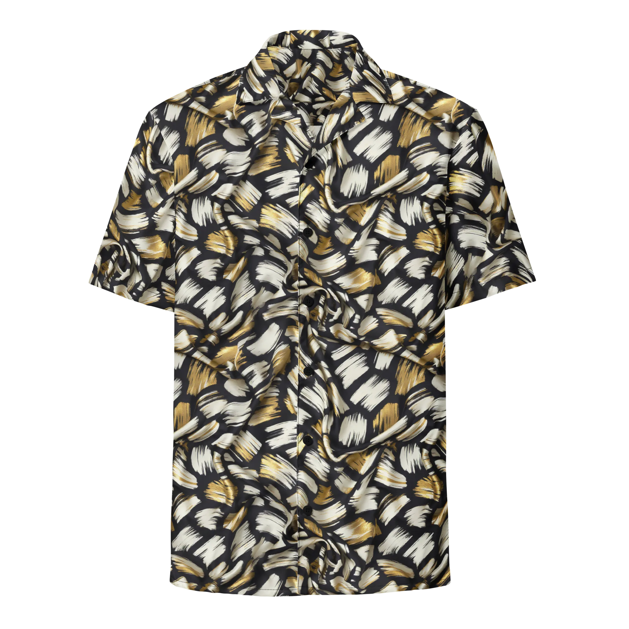 Gilded Gesture on Button Shirt — Front