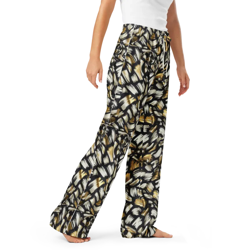 Gilded Gesture on Women's Pajama Pants — Right Front