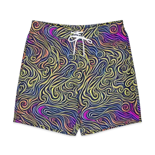 Velvet Whirlpool on a Men's Board Shorts