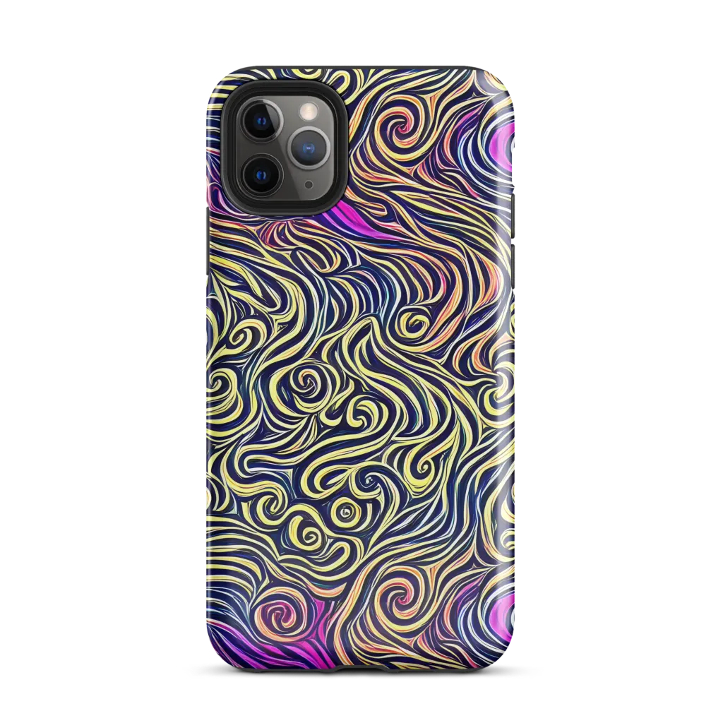 Velvet Whirlpool on Tough Case for iPhone® — Front