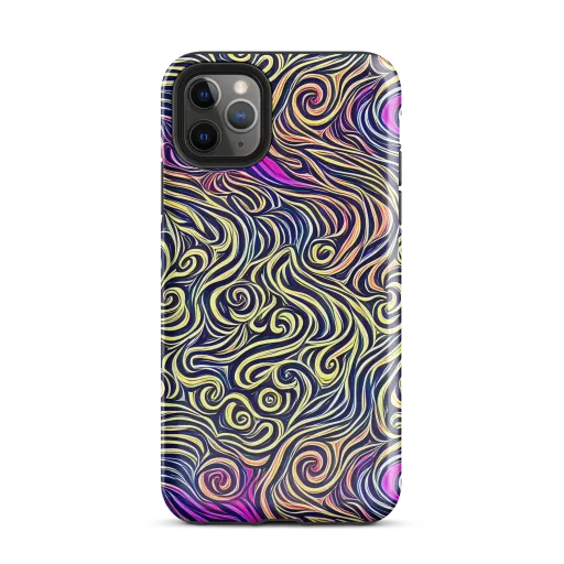 Velvet Whirlpool on a Tough Case for iPhone®